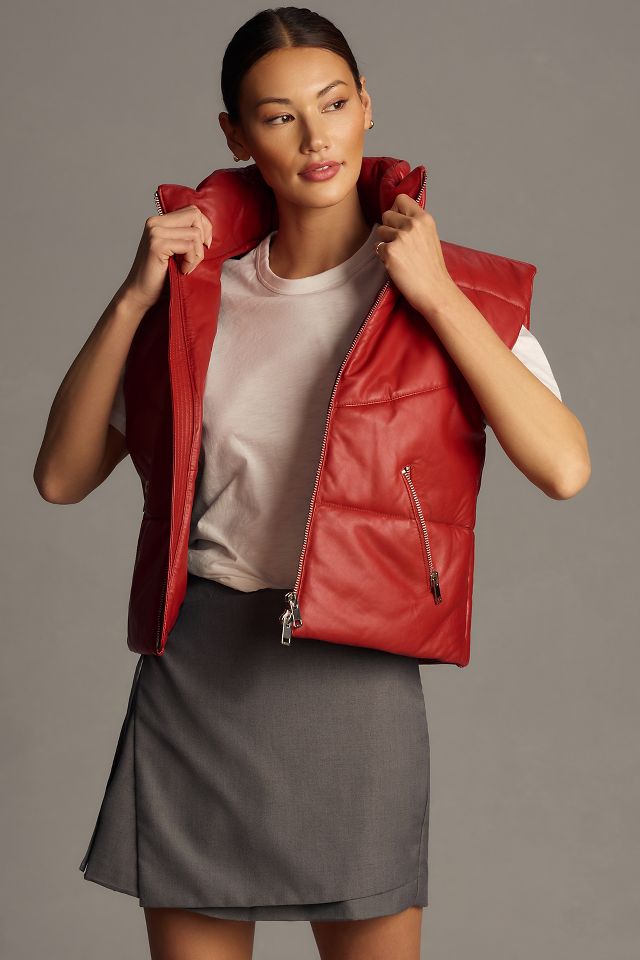 Walter baker red leather jacket sales