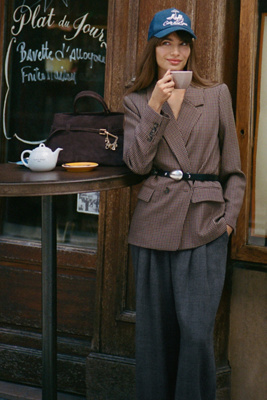 Walter Baker Stormi Cotton Wool Blazer Jacket In Brown
