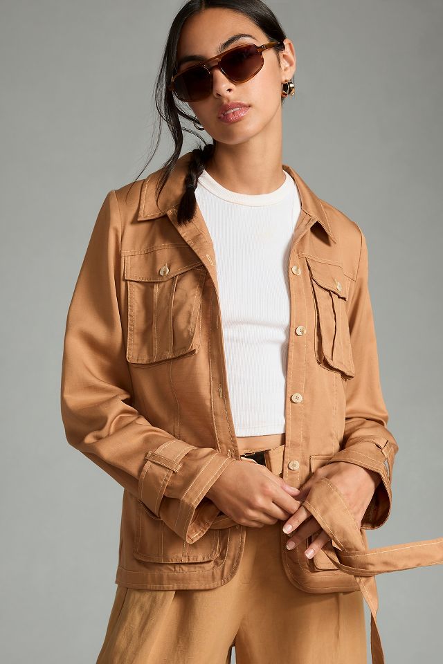 Leather Utility Jacket