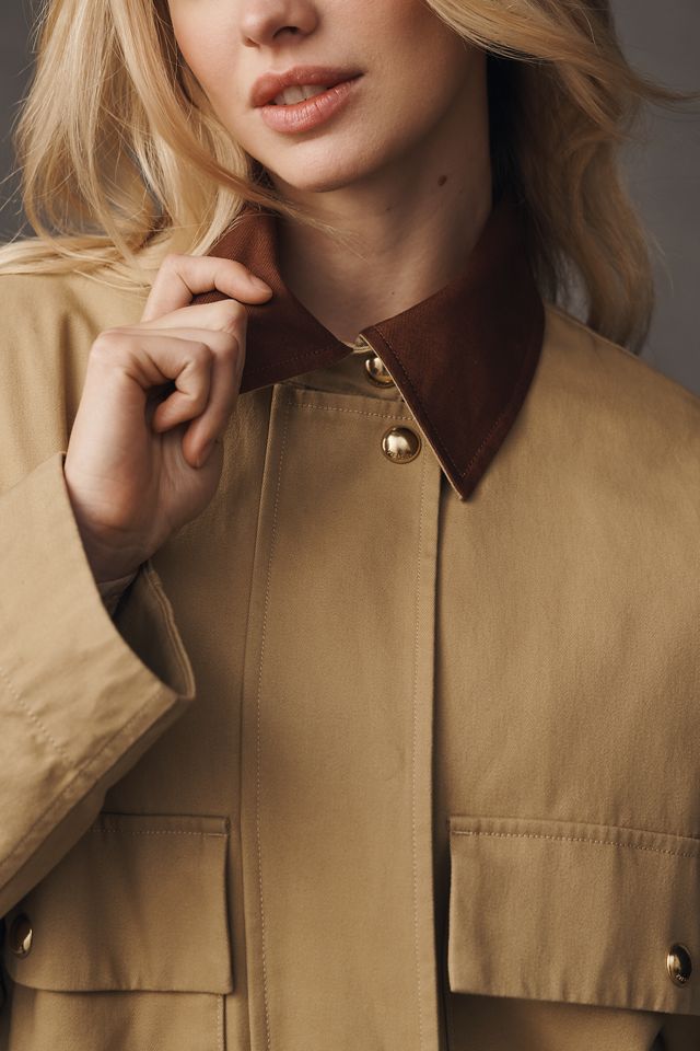 rag & bone Nonie Crop Cotton Twill Jacket #1