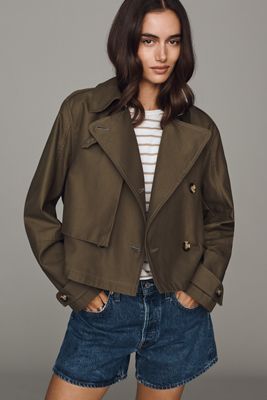 rag & bone Jamie Cropped Trench Jacket