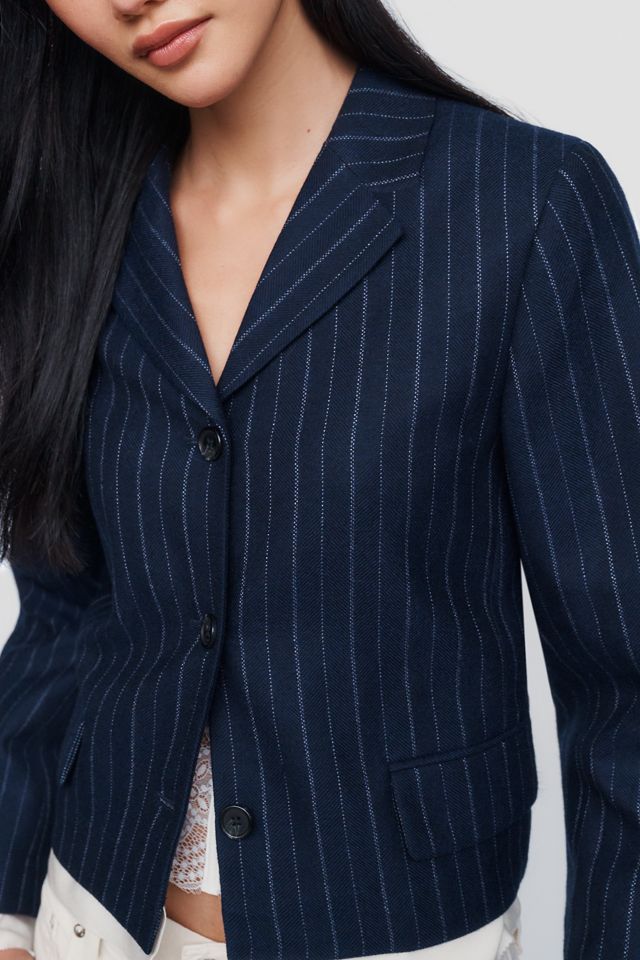 rag & bone Lawrence Wool Blend Cropped Blazer #2