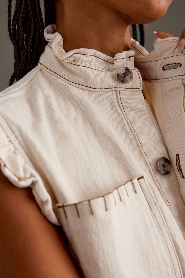 Seventy + Mochi Pablo Denim Waistcoat | Anthropologie UK