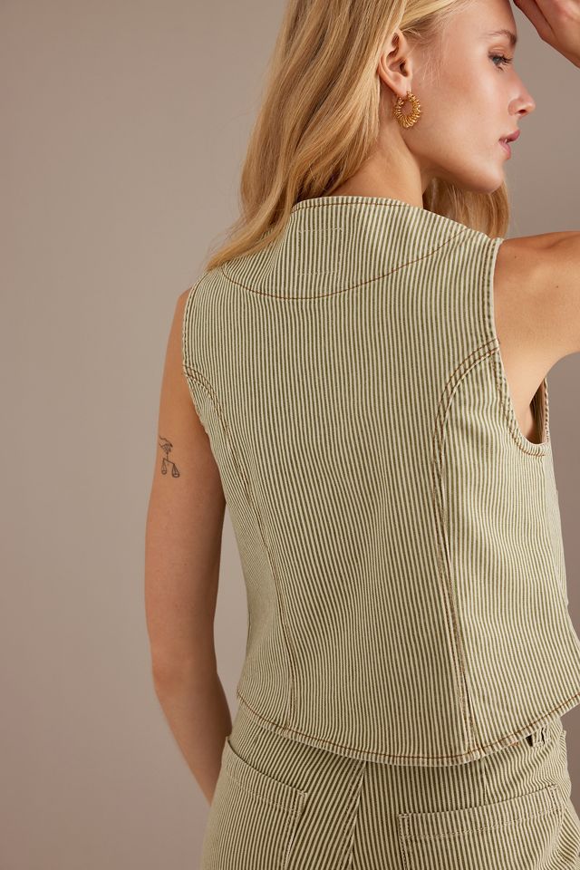 Seventy + Mochi Bea Denim Waistcoat #6