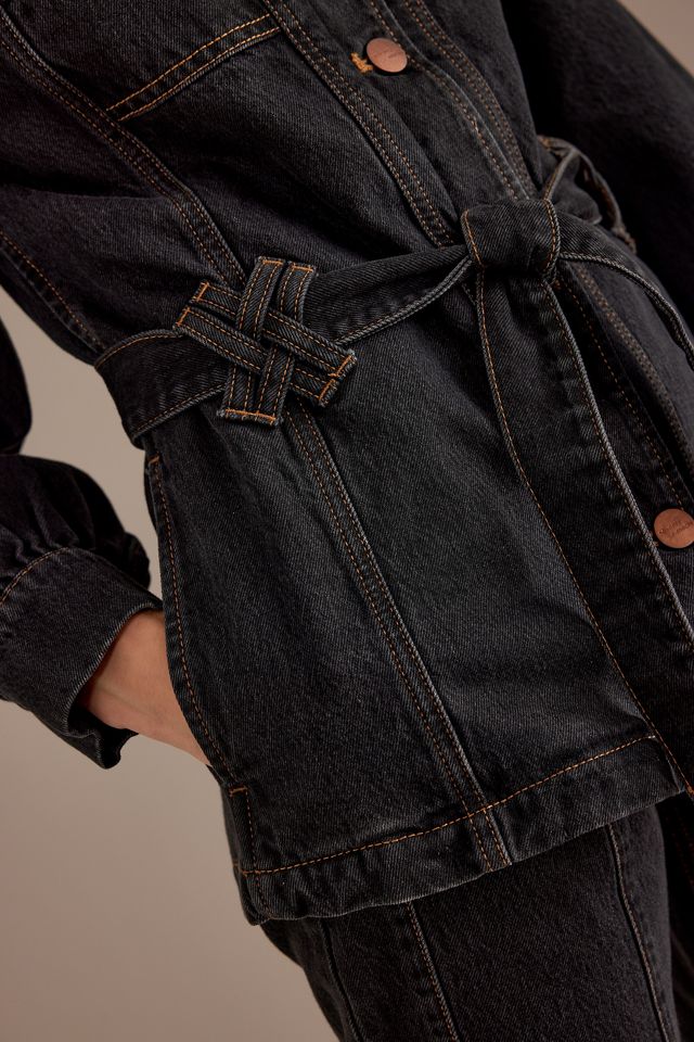 Seventy + Mochi Willow Long-Sleeve Denim Utility Jacket #6