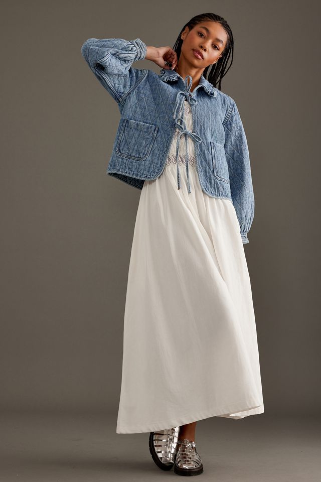 Seventy + Mochi Heidi Quilted Denim Jacket | Anthropologie UK