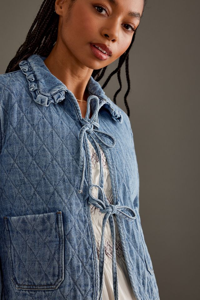 Seventy + Mochi Heidi Quilted Denim Jacket | Anthropologie UK