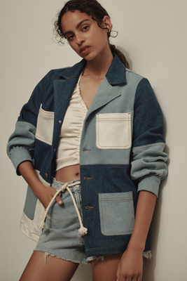 Seventy + Mochi Star Chore Denim Jacket | Anthropologie