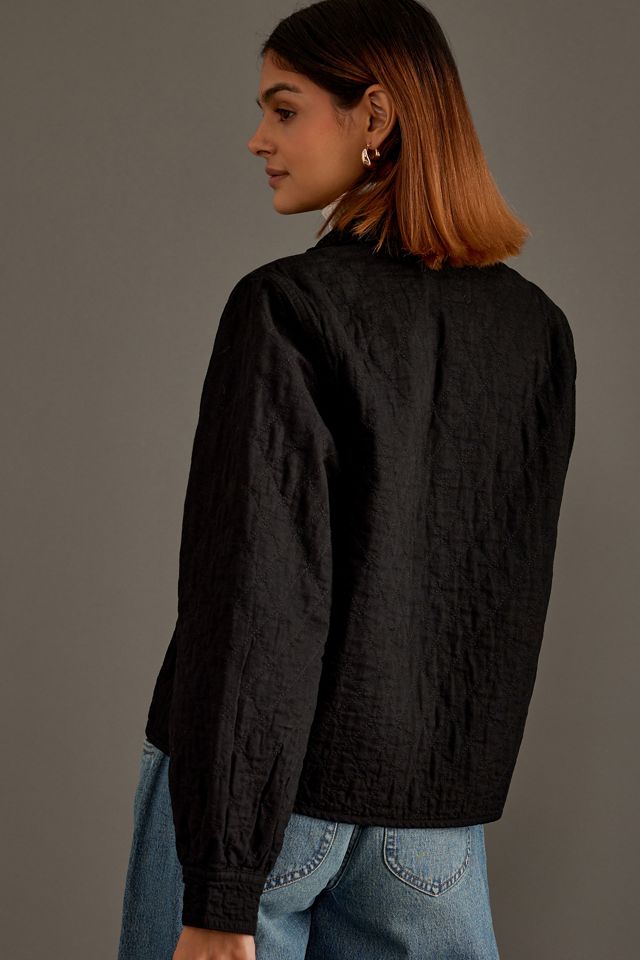 Seventy + Mochi Heidi Quilted Denim Jacket  #4