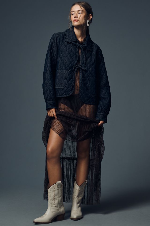 Seventy + Mochi Heidi Quilted Denim Jacket #2