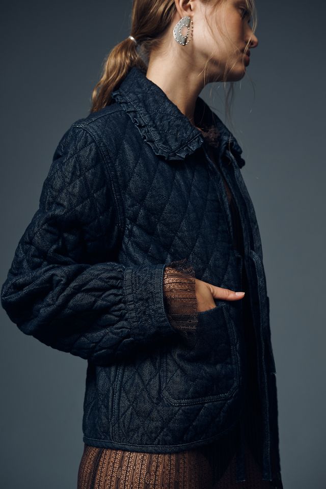 Seventy + Mochi Heidi Quilted Denim Jacket #3