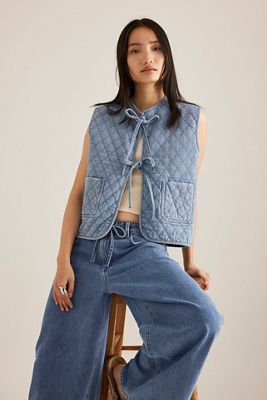 Seventy + Mochi Aria Vest in Mellow Yellow