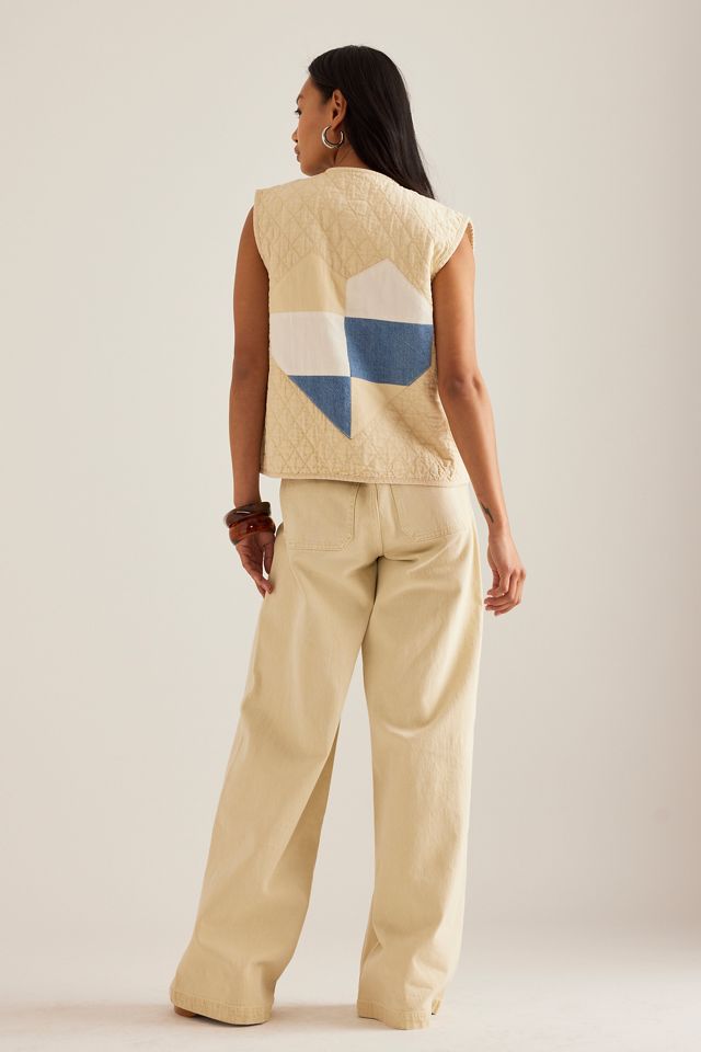 Seventy + Mochi Aria Quilted Tie-Front Vest  #1