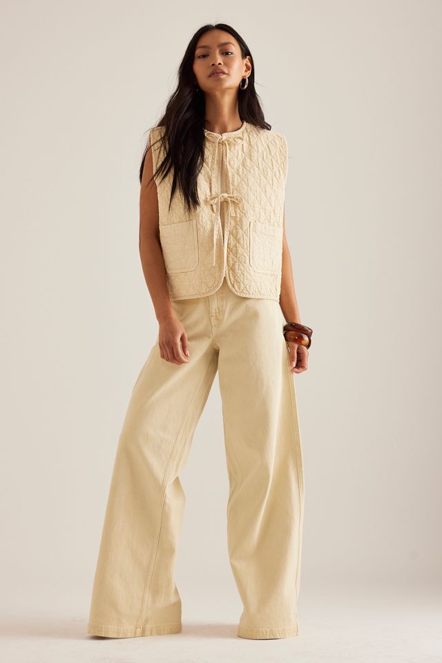 Seventy + Mochi Aria Quilted Tie-Front Vest  #2