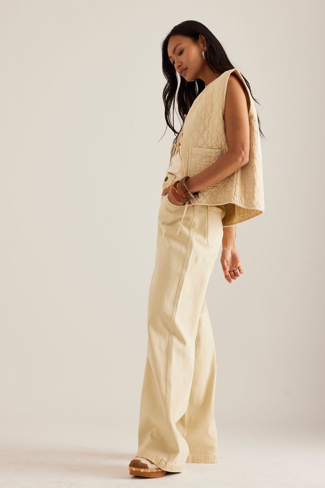 Seventy + Mochi Aria Quilted Tie-Front Vest  #5