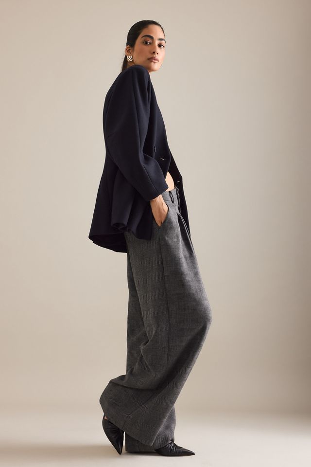 By Anthropologie Collarless Hourglass Blazer #6