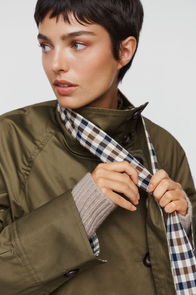 By Anthropologie 100% Cotton Funnel-Neck Jacket #1