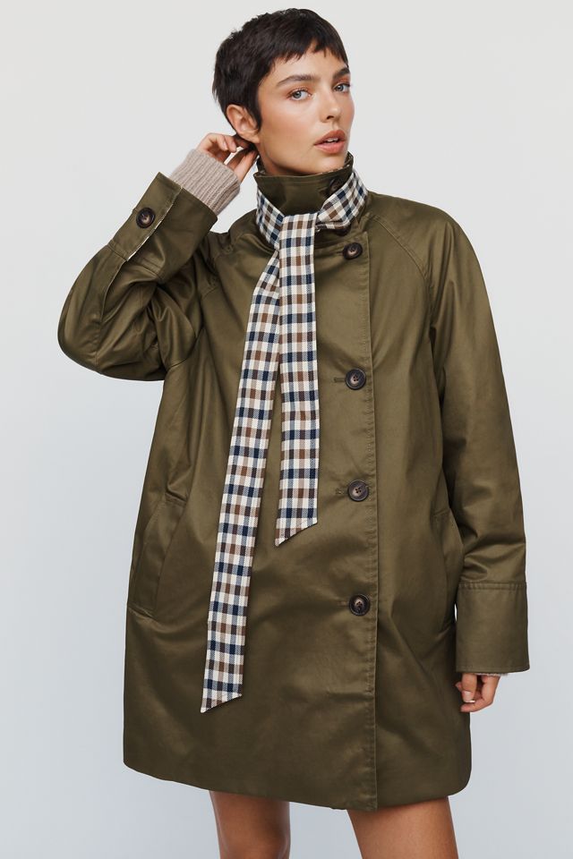 By Anthropologie 100% Cotton Funnel-Neck Jacket #4