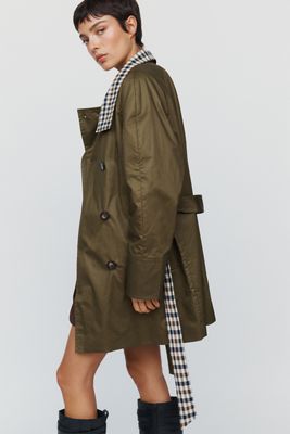 By Anthropologie 100% Cotton Funnel Neck Jacket