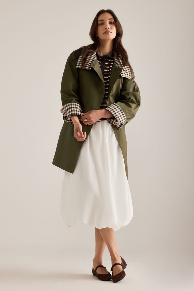 By Anthropologie Tie-Waist Waxed Jacket #1