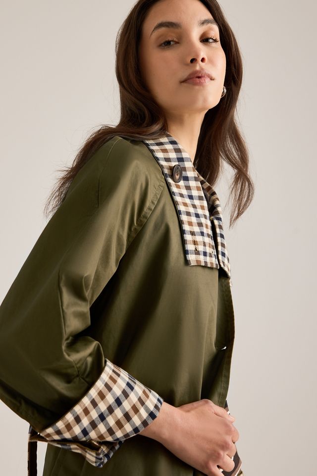 By Anthropologie Tie-Waist Waxed Jacket #2