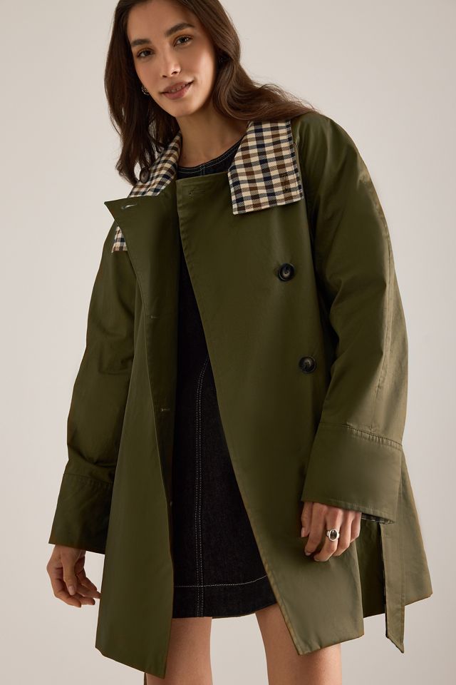 By Anthropologie Tie-Waist Waxed Jacket #4