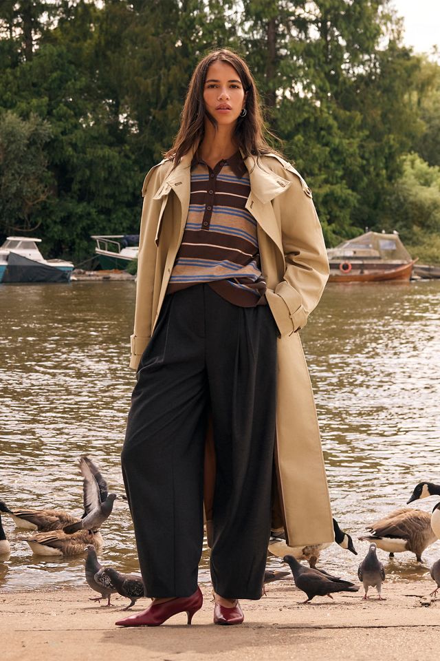 By Anthropologie Lottie Maxi Trench Coat #1