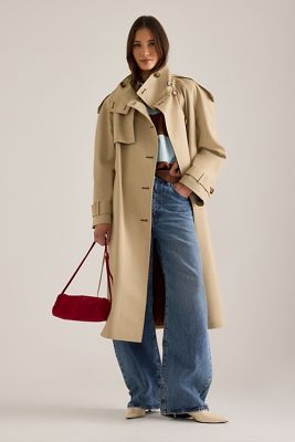 By Anthropologie Trench Maxi Lottie
