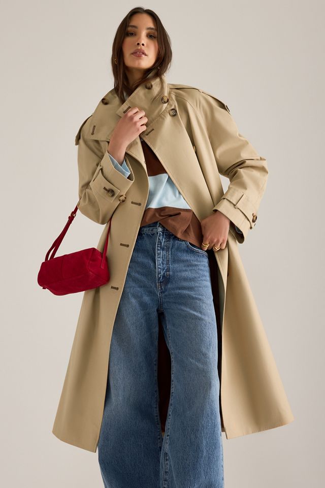 By Anthropologie Trench Maxi Lottie #1