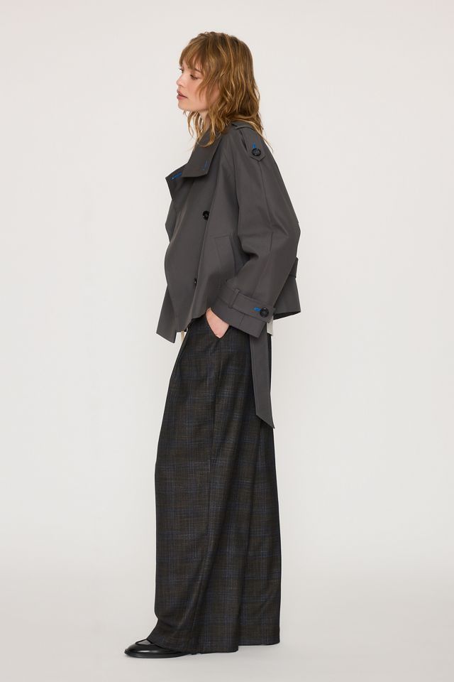 By Anthropologie Lottie Cropped Trenchcoat #3