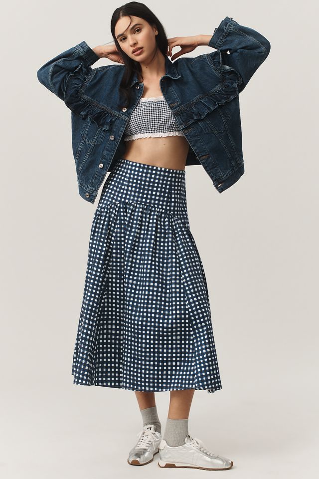 FRAME Ruffle Denim Jacket #2