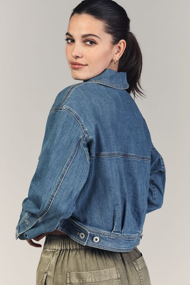 The Weston Denim Boyfriend Jacket by Pilcro: Crop Edition #1