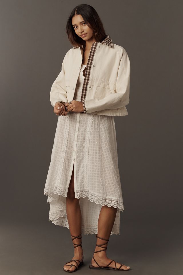 The Lexie Cropped Workwear Jacket by Pilcro | Anthropologie