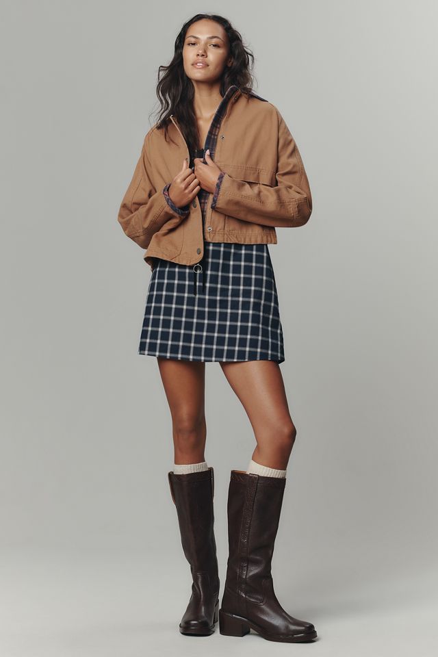 The Lexie Cropped Workwear Jacket by Pilcro #2
