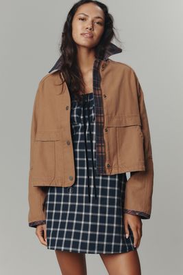 The Lexie Cropped Workwear Jacket by Pilcro