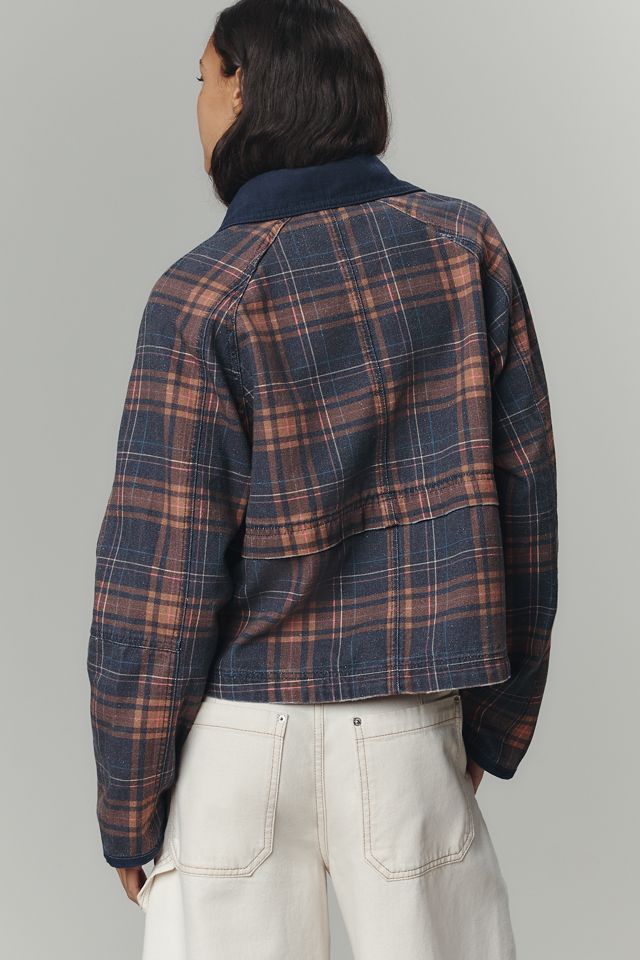 The Lexie Cropped Workwear Jacket by Pilcro