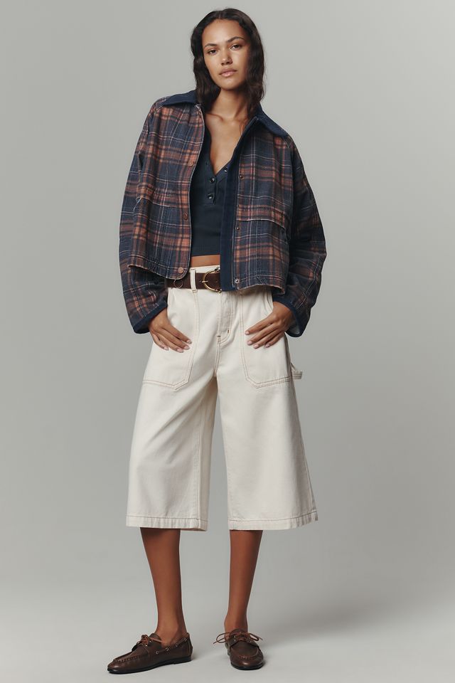 The Lexie Cropped Workwear Jacket by Pilcro