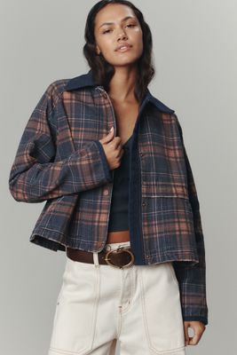 The Lexie Cropped Workwear Jacket by Pilcro