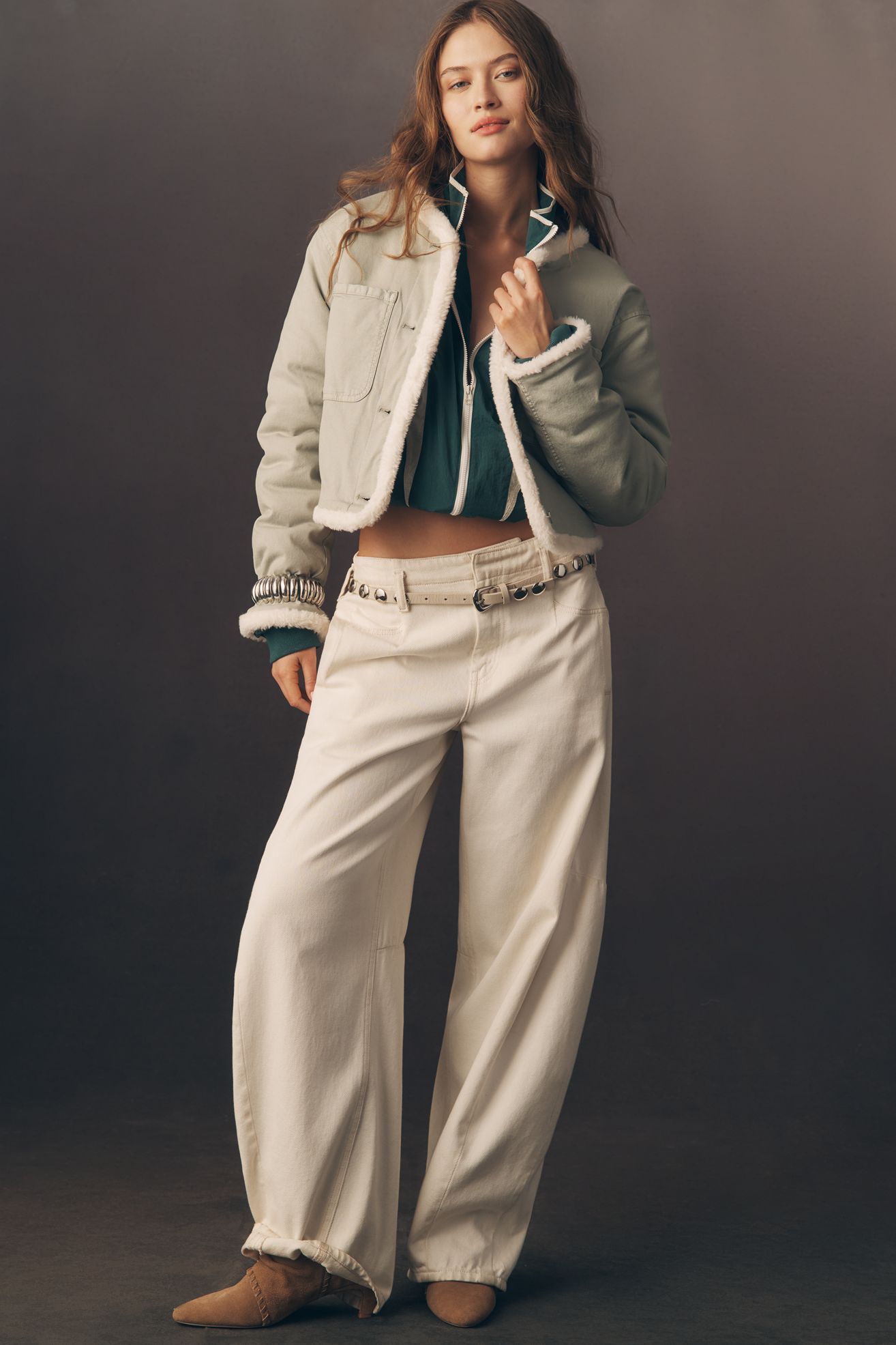 Pilcro Fleece-Lined Lady Jacket