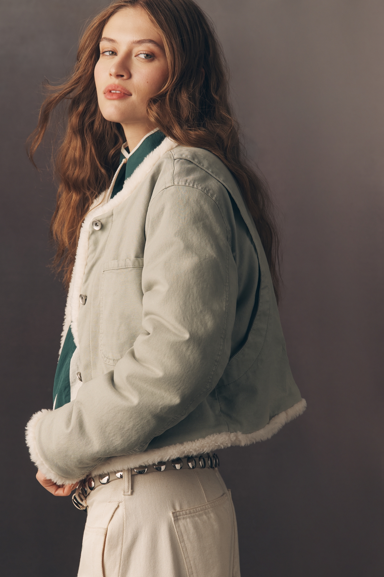 Pilcro Fleece-Lined Lady Jacket