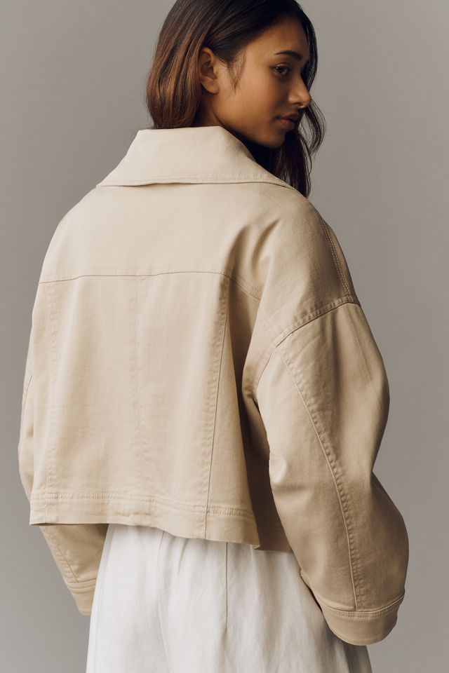 By Anthropologie Funnel-Neck Utility Jacket #4