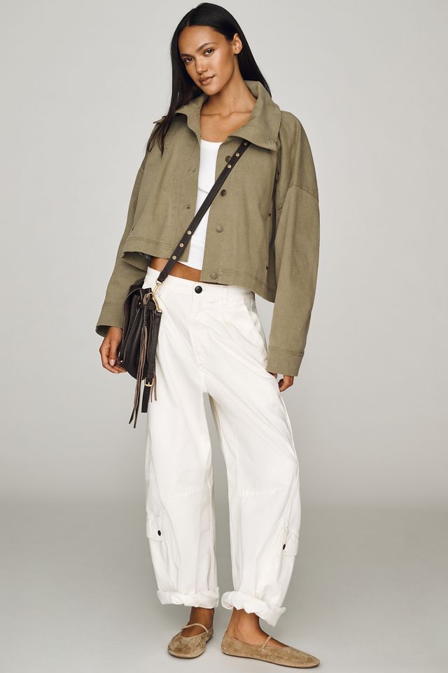 By Anthropologie Moira Funnel-Neck Utility Jacket #3