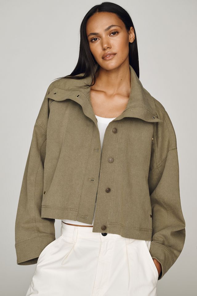 By Anthropologie Moira Funnel-Neck Utility Jacket #2