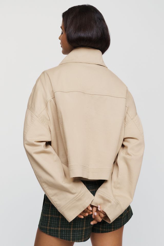 By Anthropologie Moira Funnel Neck Utility Jacket #3