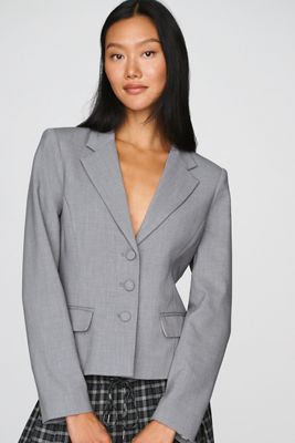 Maeve 90s Slim Suit Blazer