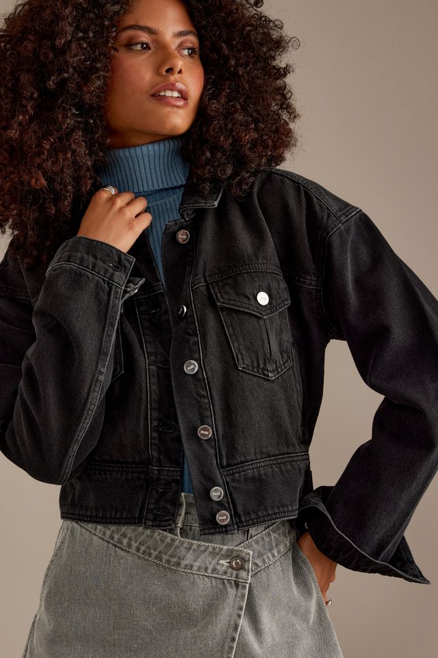 McGuire / Anthropologie Little Debbie Cropped Denim Jacket Size S