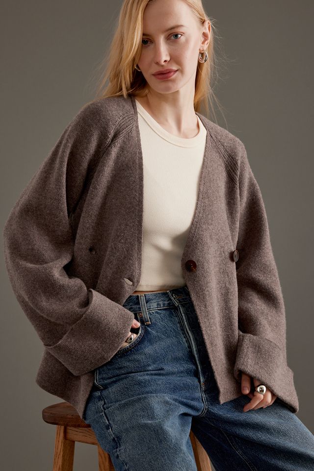 ALIGNE Hampton Doppelreihige Strickjacke #2