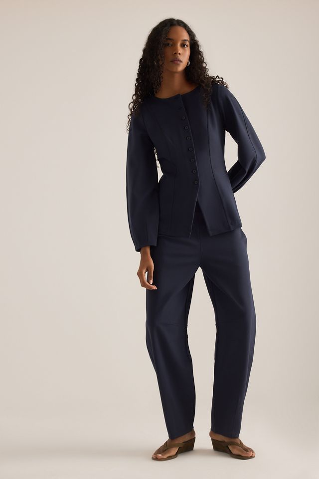 ALIGNE Bonnie Ponte Waisted Blazer #4