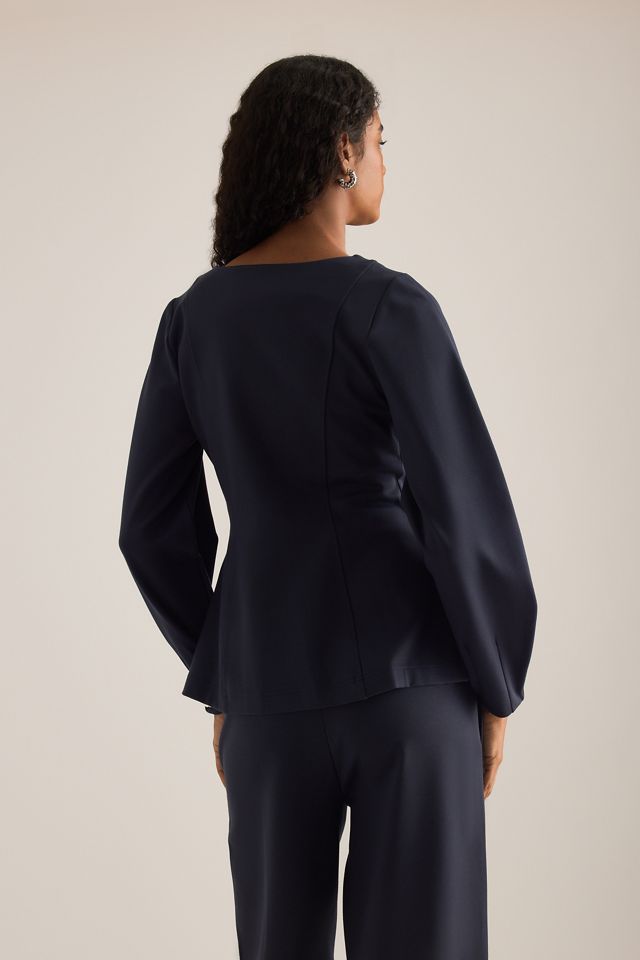 ALIGNE Bonnie Ponte Waisted Blazer #1