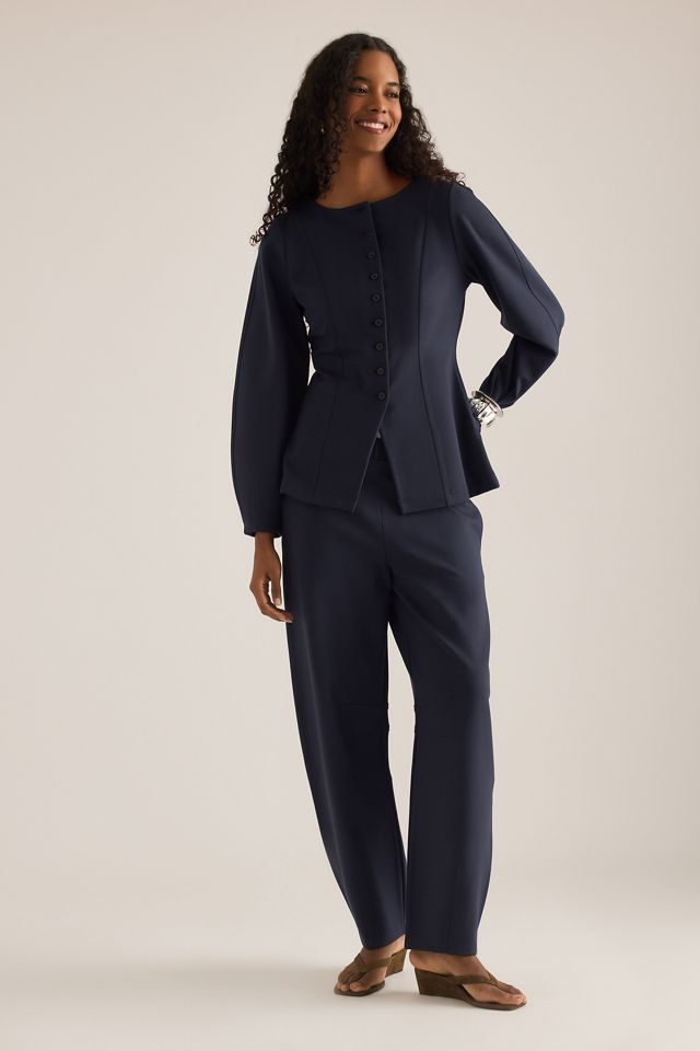 ALIGNE Bonnie Ponte Waisted Blazer #2
